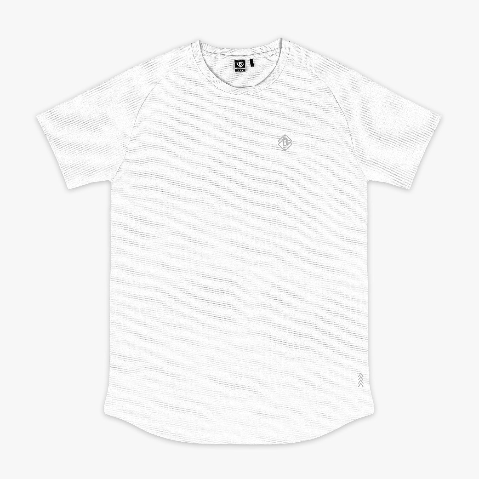 performance athletic shirt in white