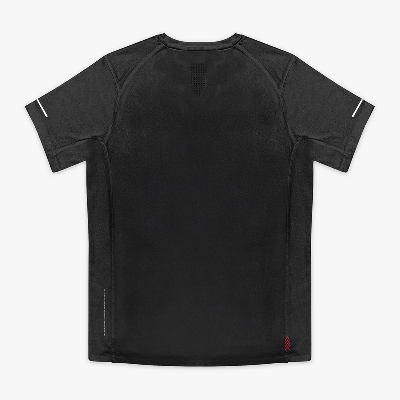 Black and white Diamond Tech Vented youth graphic tee - back view