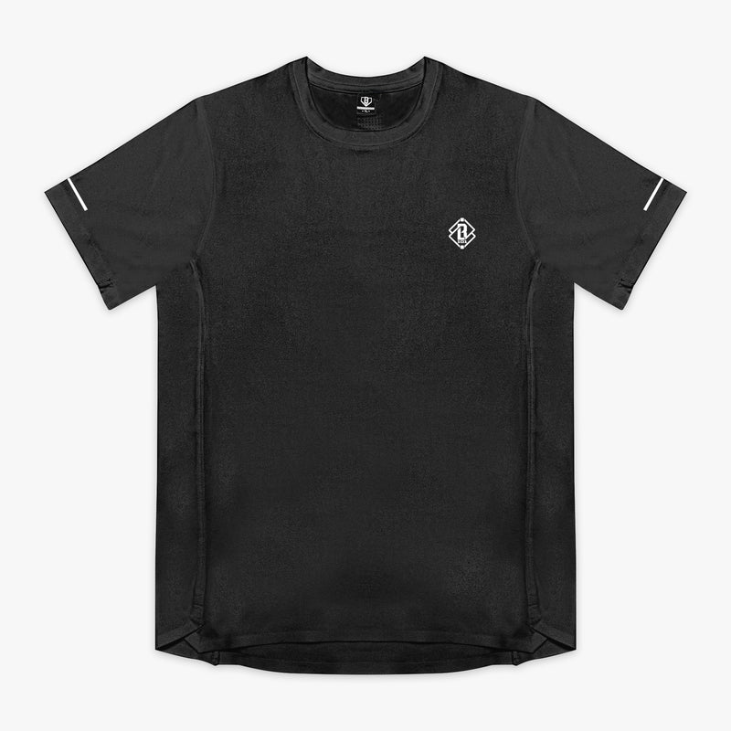 Black and white Diamond Tech Vented youth graphic tee - front view