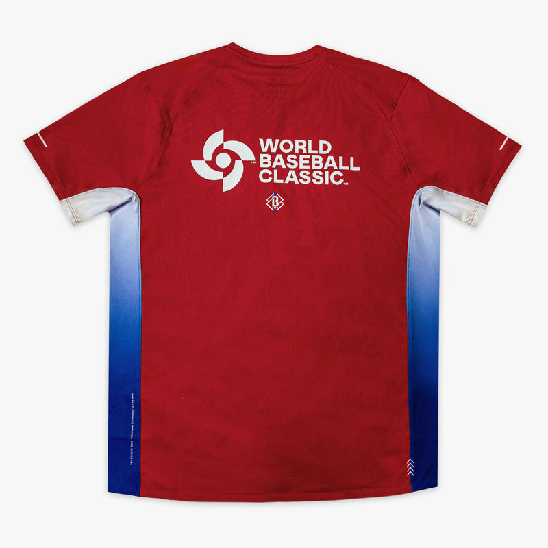 Diamond Tech Youth Vented Tee - Dominican Republic
