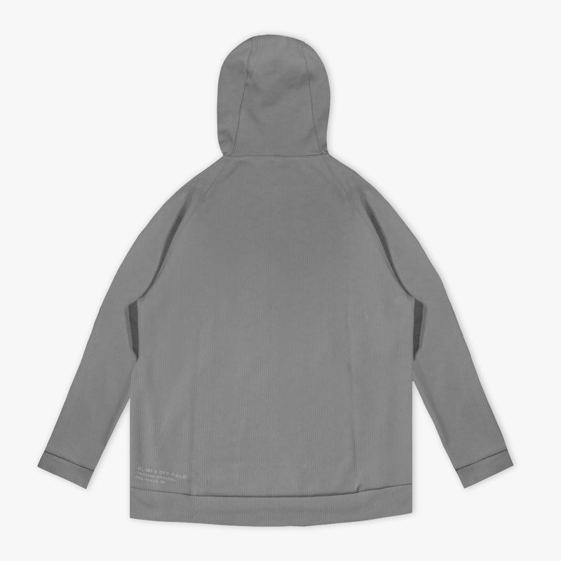 Diamond Tech Jacquard Youth Hoodie - Gray