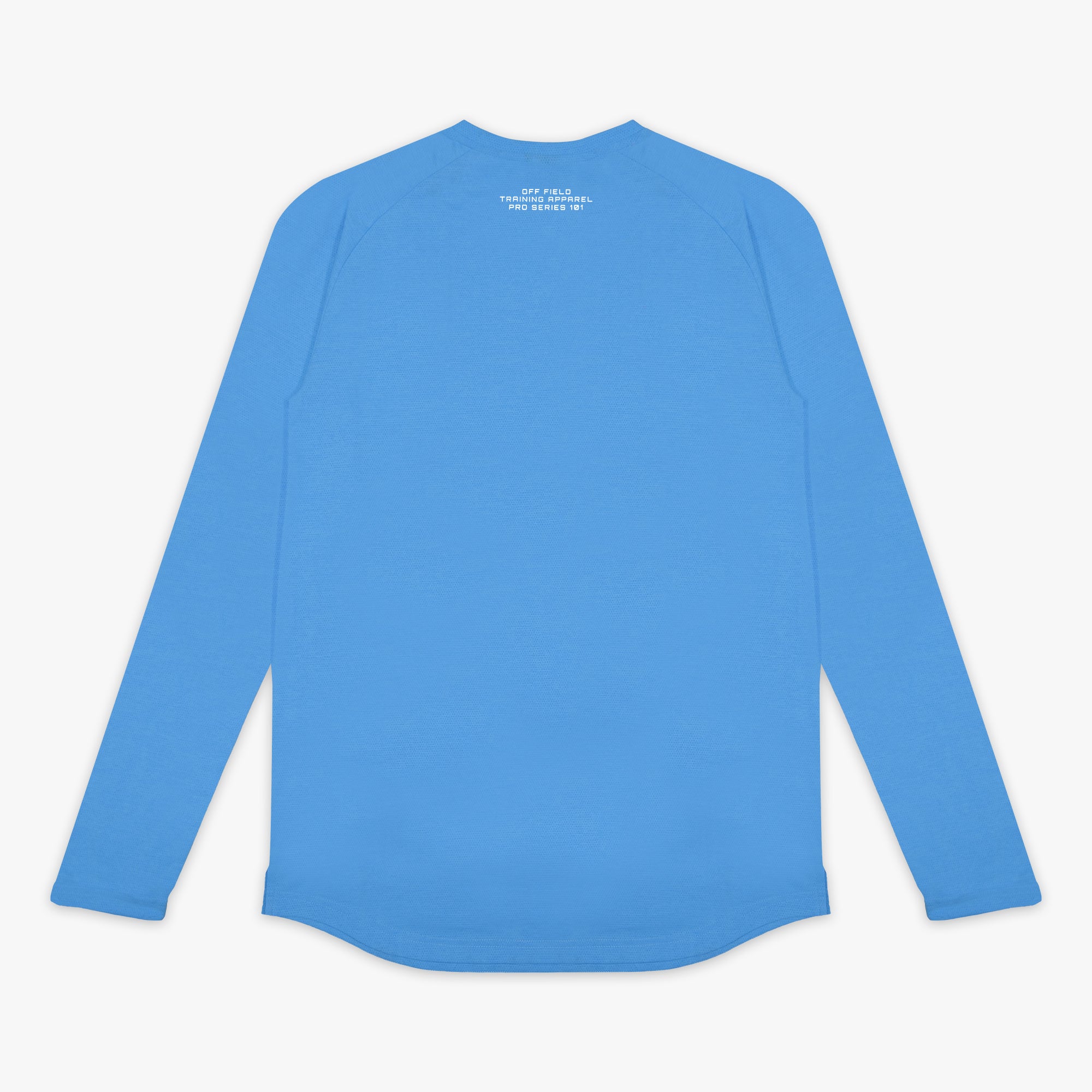Blue Diamond Tech Long Sleeve Cotton Candy Blue long sleeve tee - back view