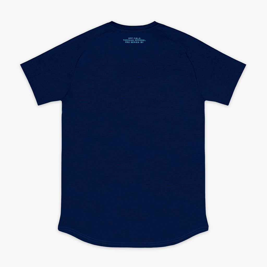 performance athletic shirt in navy