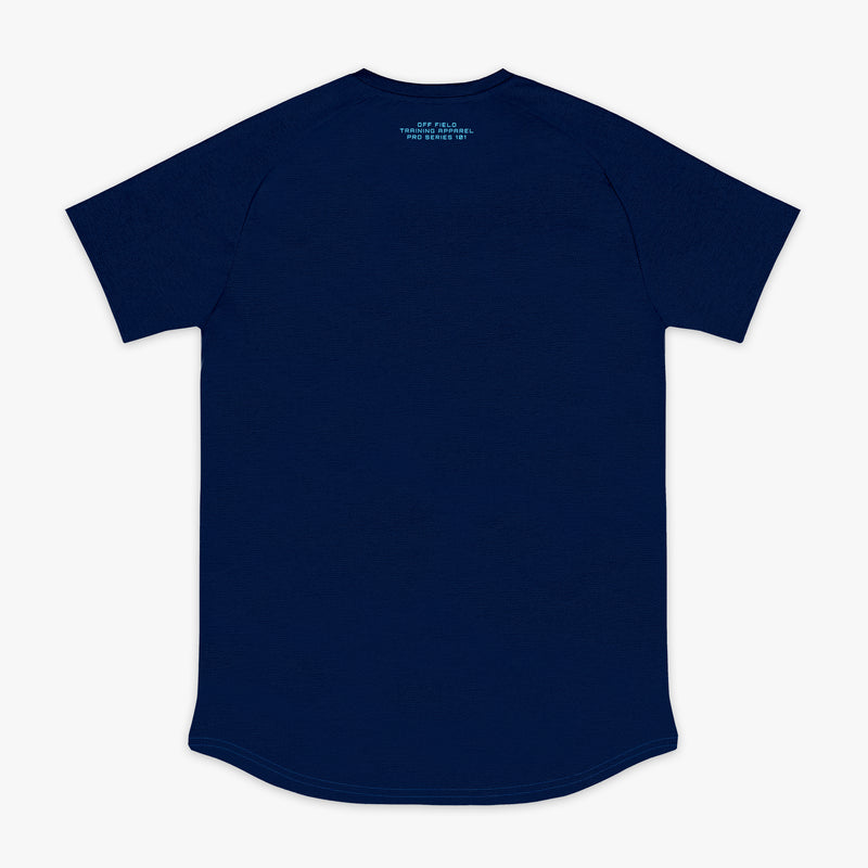 performance athletic shirt in navy