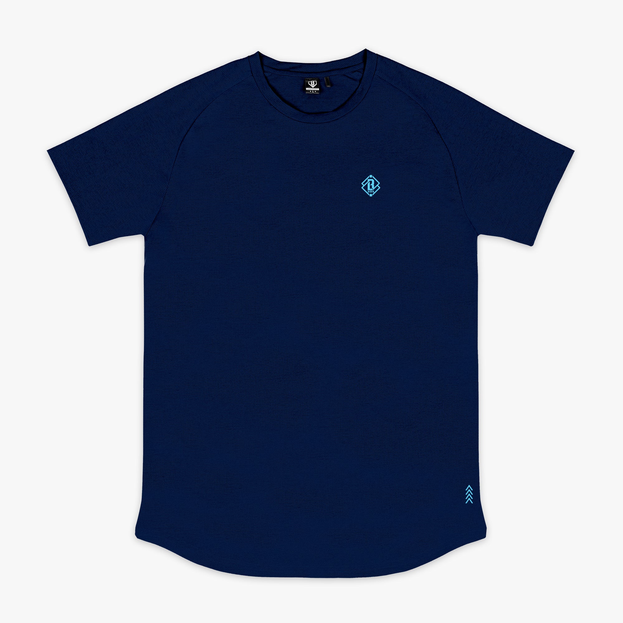 performance athletic shirt in navy