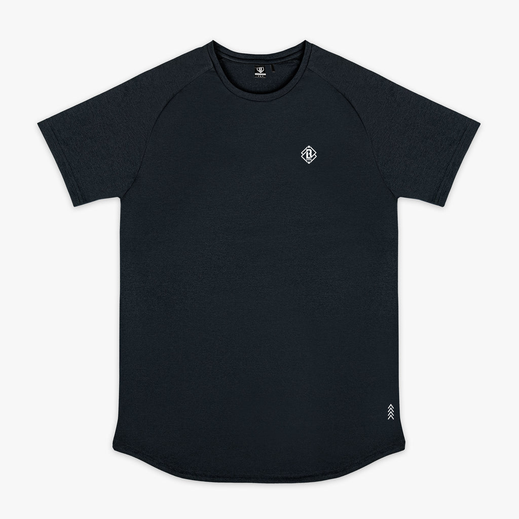 Diamond Tech Youth Tee - Black/White