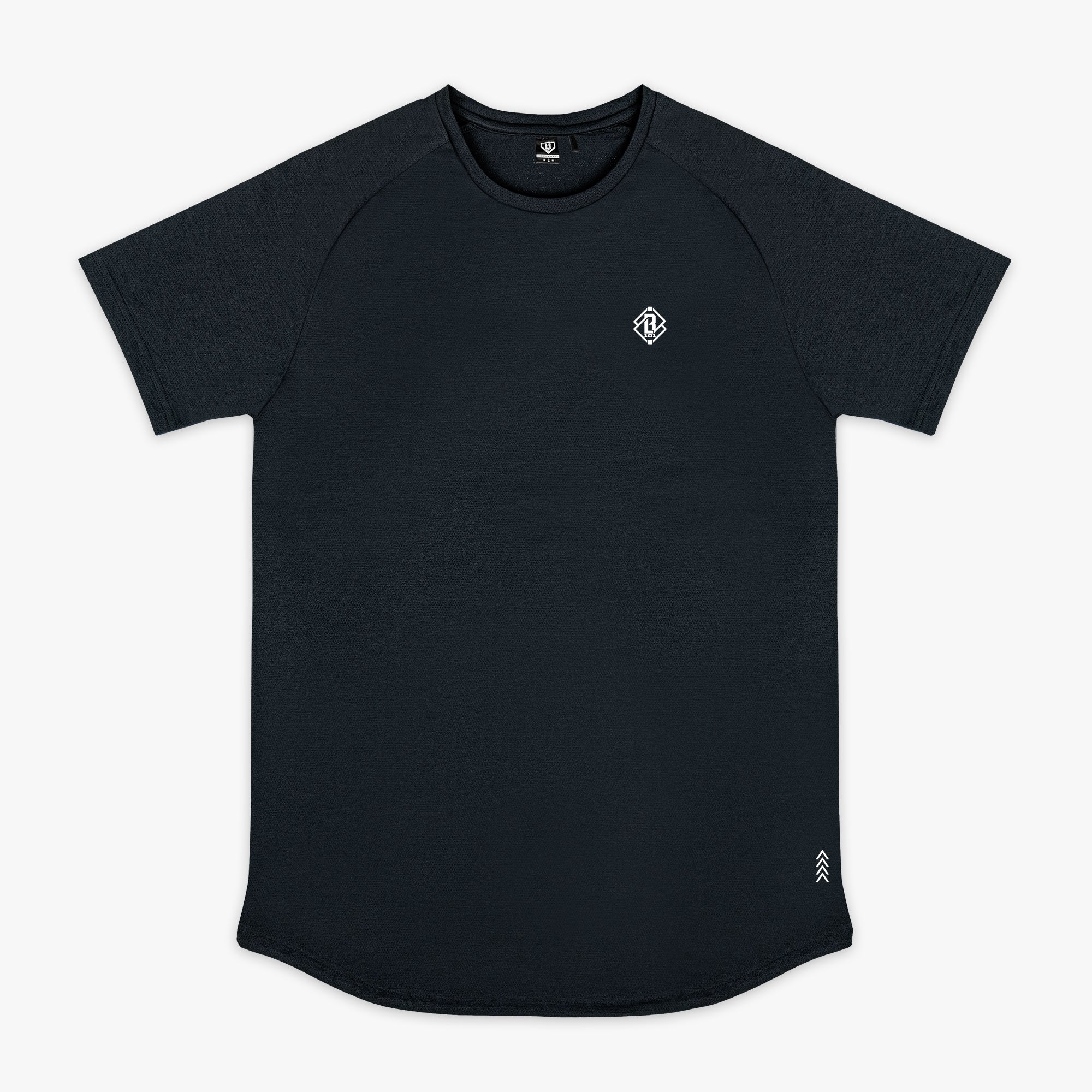 Diamond Tech Youth Tee - Black/White