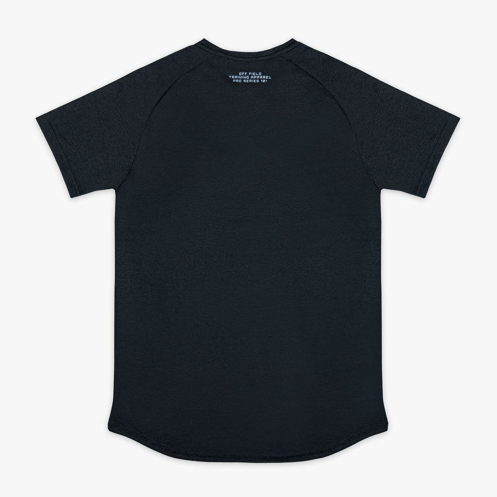 Diamond Tech Tee - Black/Light Blue