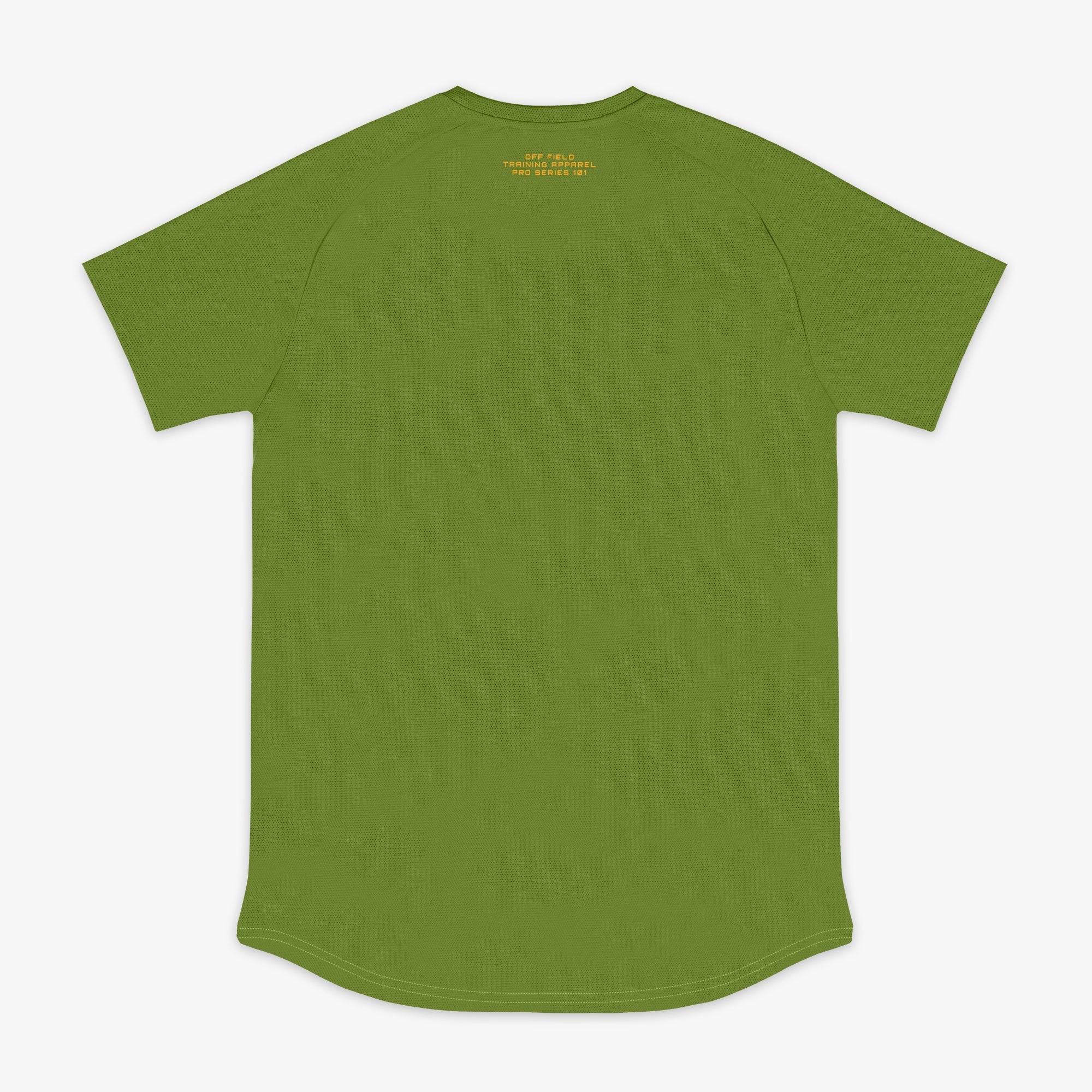 Diamond Tech Youth Tee - Olive Green/Orange