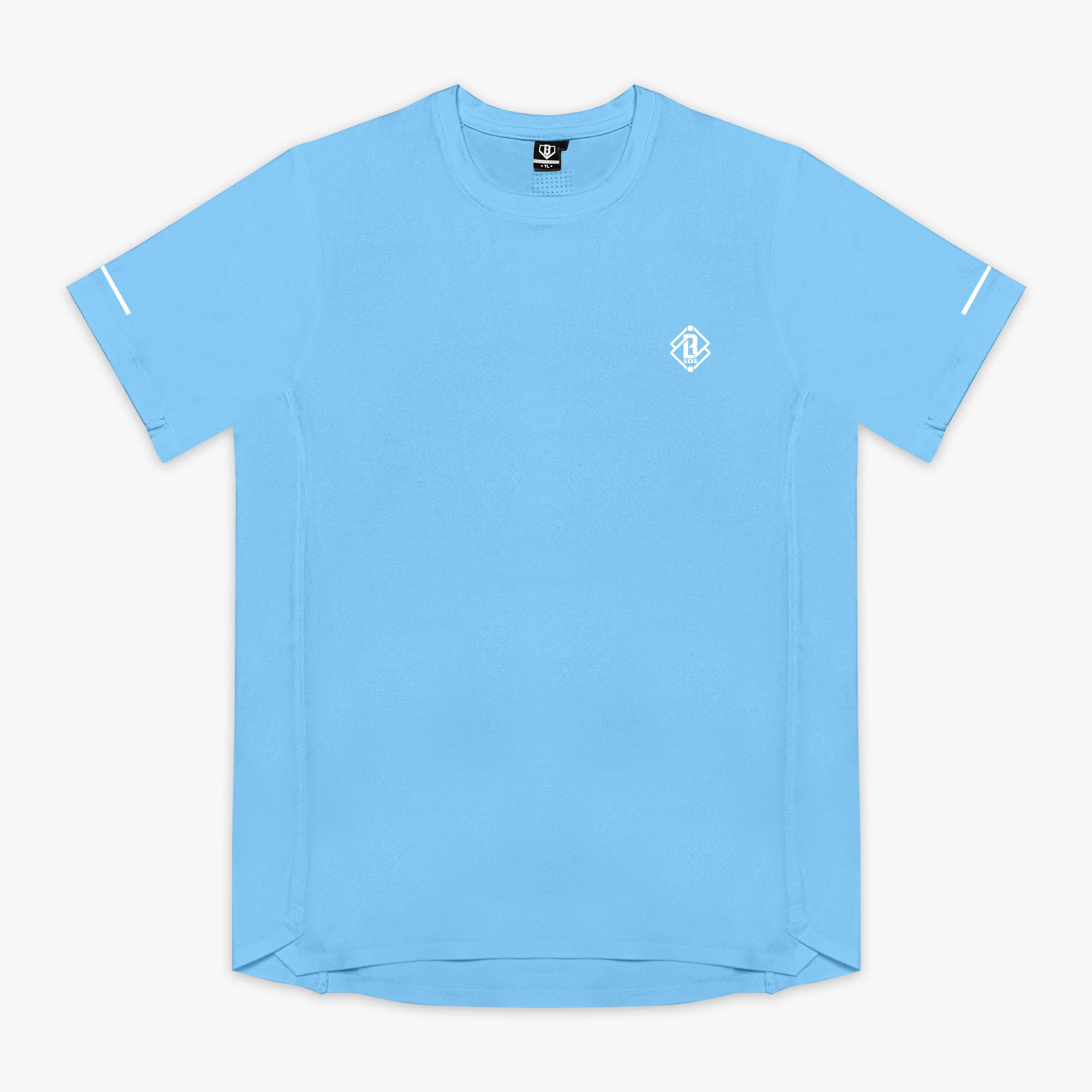 Diamond Tech Vented Youth Tee - Blue