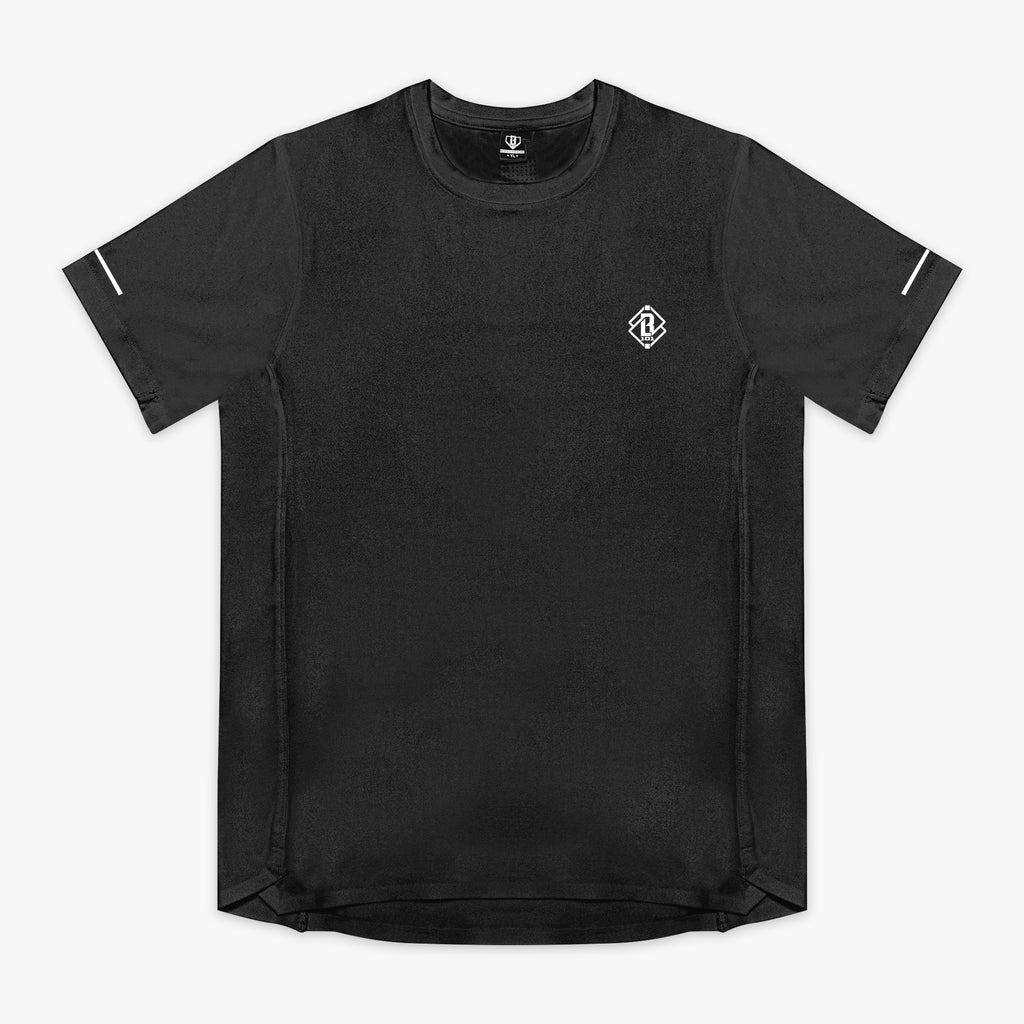 Diamond Tech Vented Youth Tee - Black