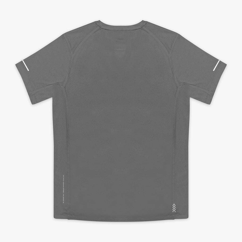Diamond Tech Vented Youth Tee - Gray