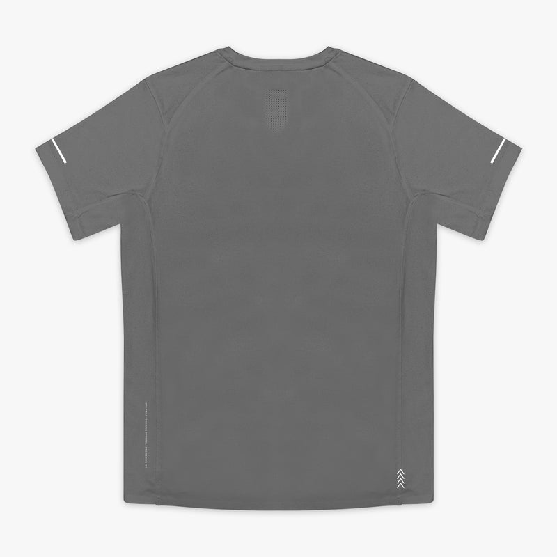 Diamond Tech Vented Youth Tee - Gray