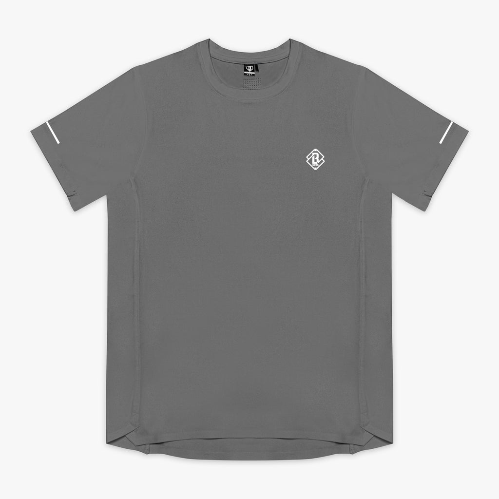 Gray Diamond Tech Vented graphic tee — front view