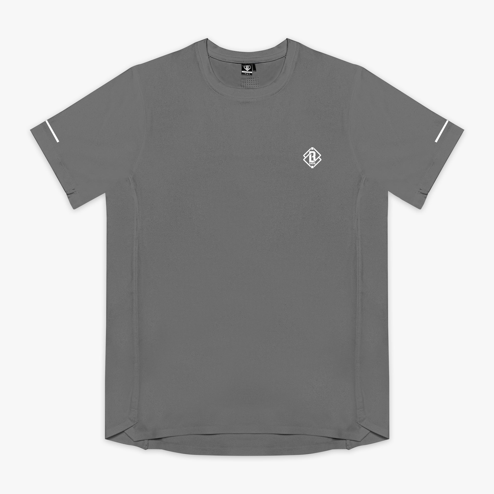 Gray Diamond Tech Vented graphic tee — front view
