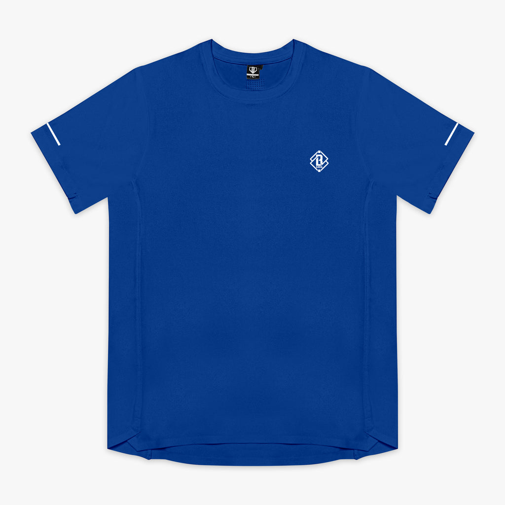 Diamond Tech Vented Youth Tee - Royal Blue