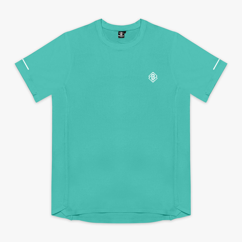 Diamond Tech Vented Youth Tee - Teal