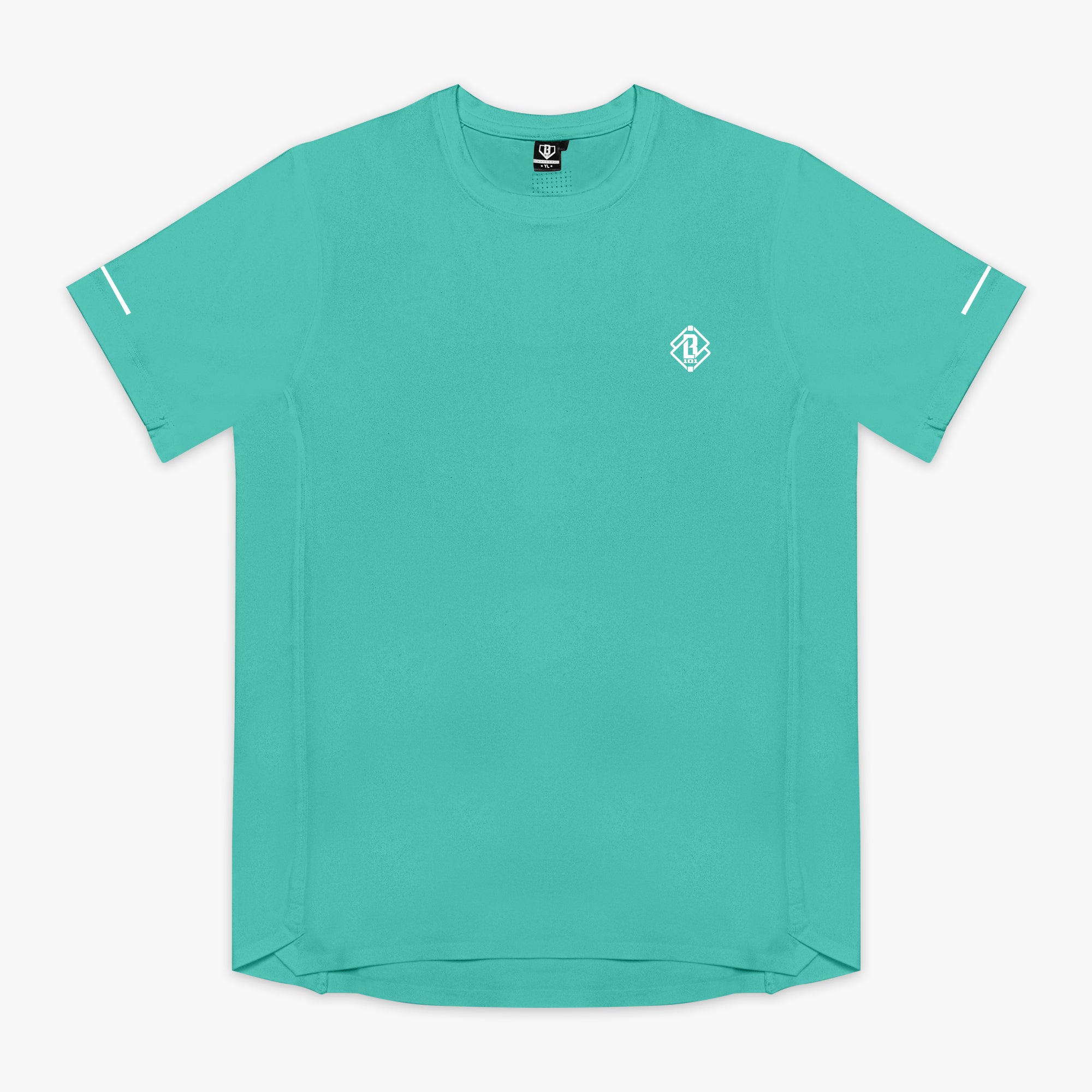 Diamond Tech Vented Youth Tee - Teal