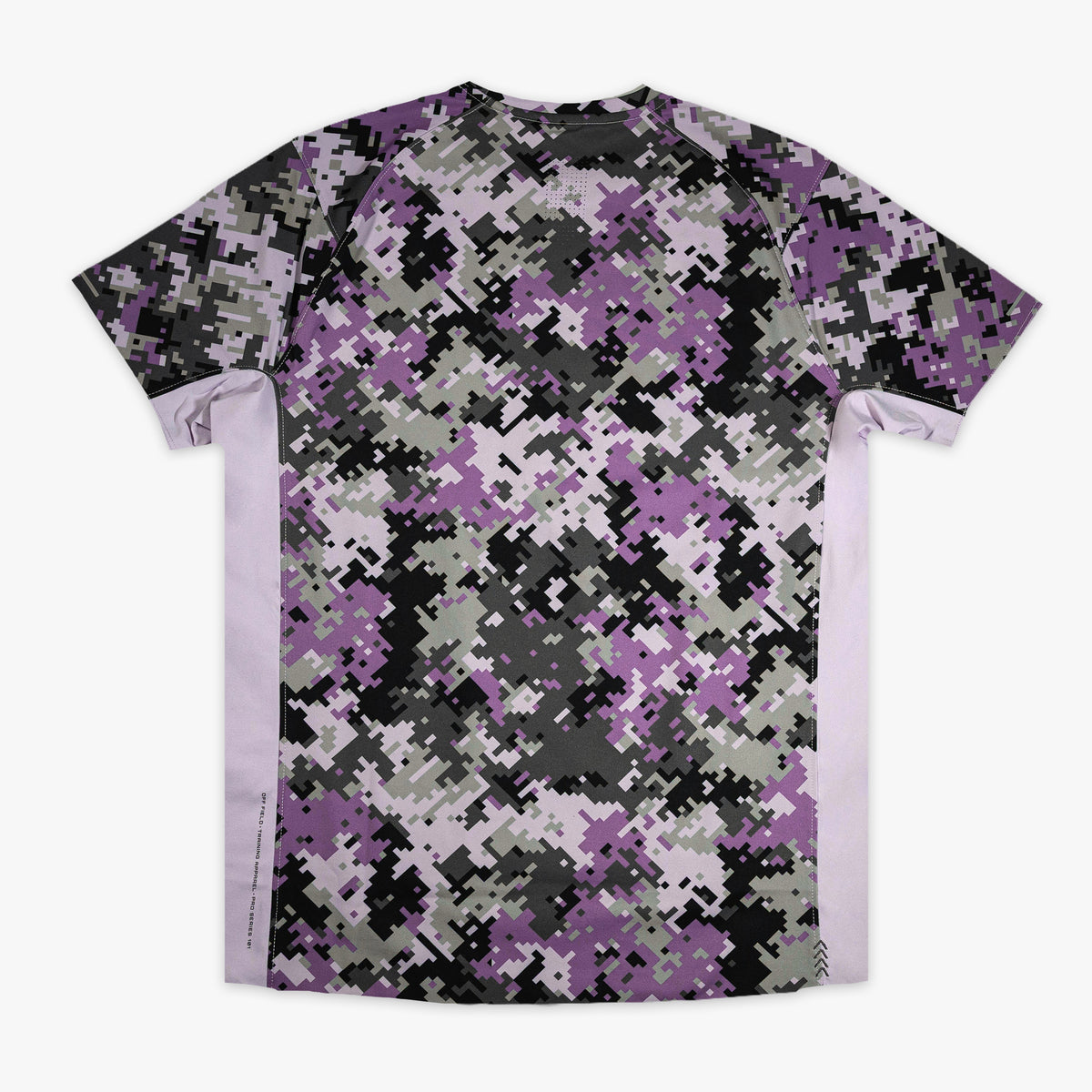 Multi-color Digi Camo Diamond Tech vented tee — back view
