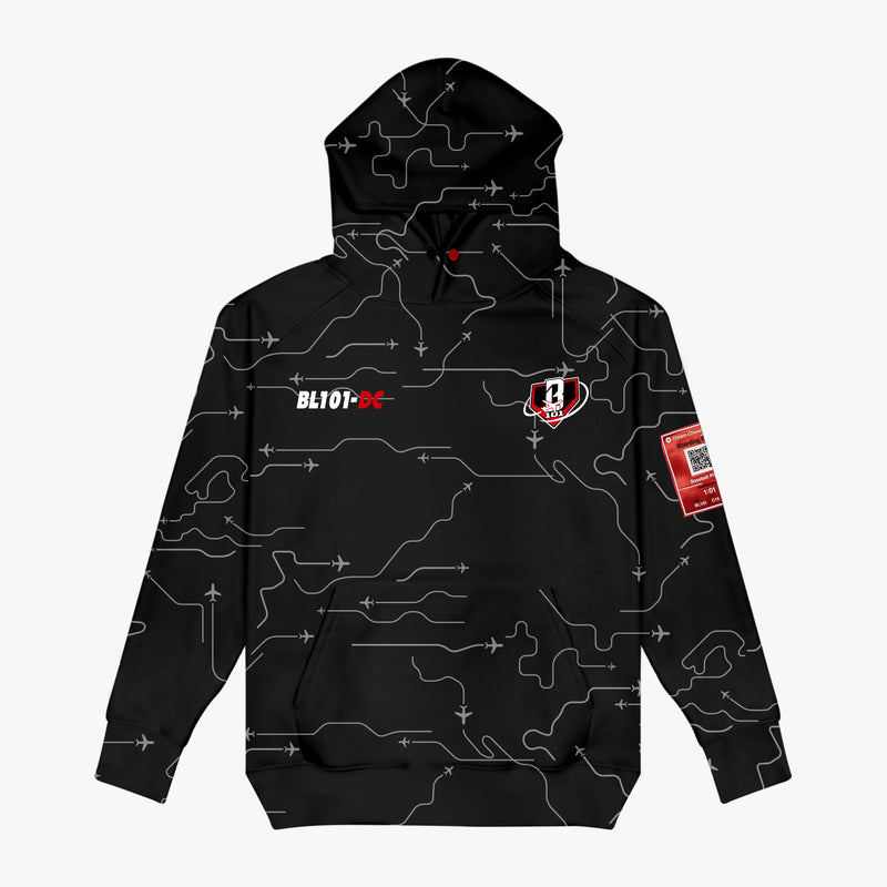 Red Dream Chaser Red Eye hoodie - front view