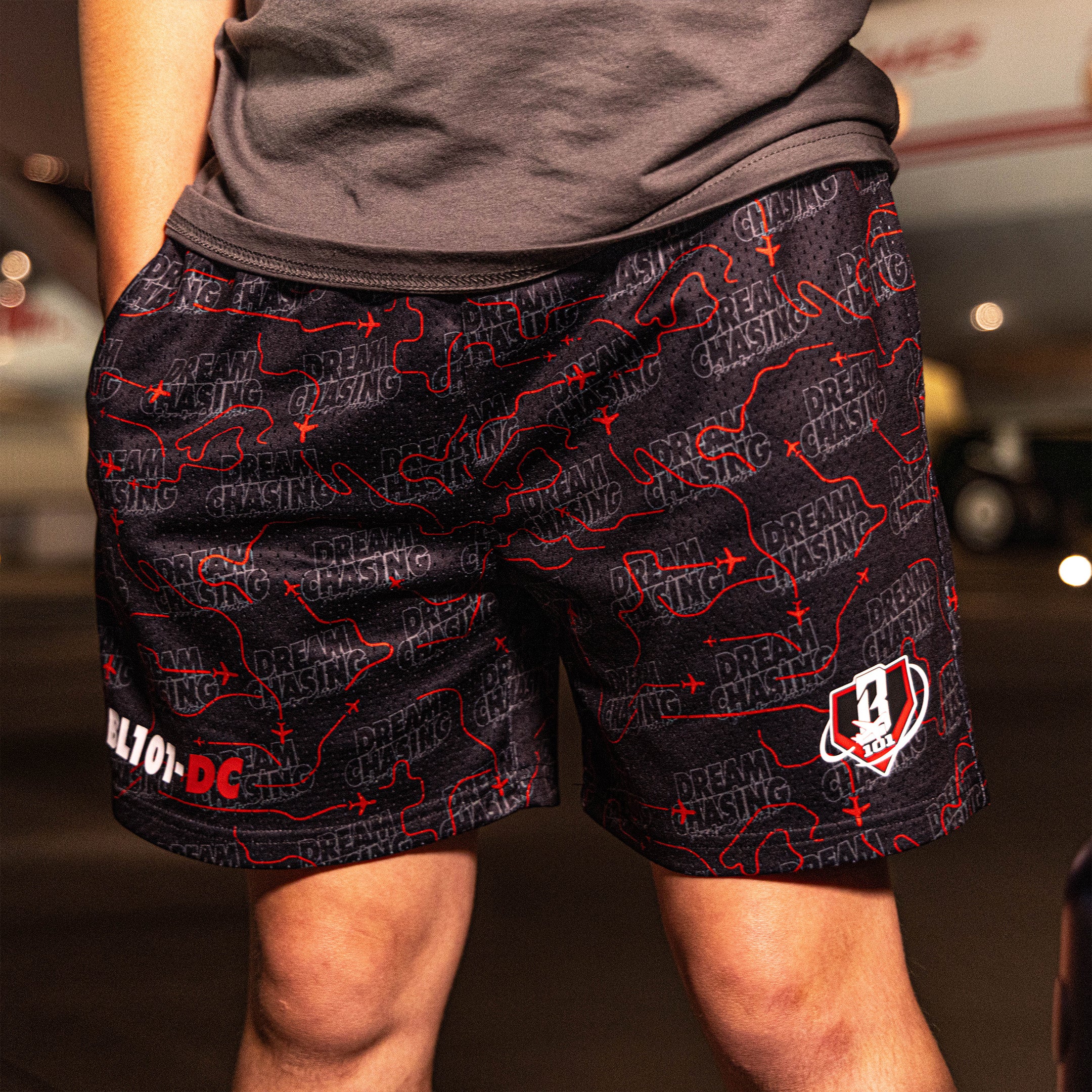 Dream Chaser Youth Shorts - Red Eye - Baseball Lifestyle 101