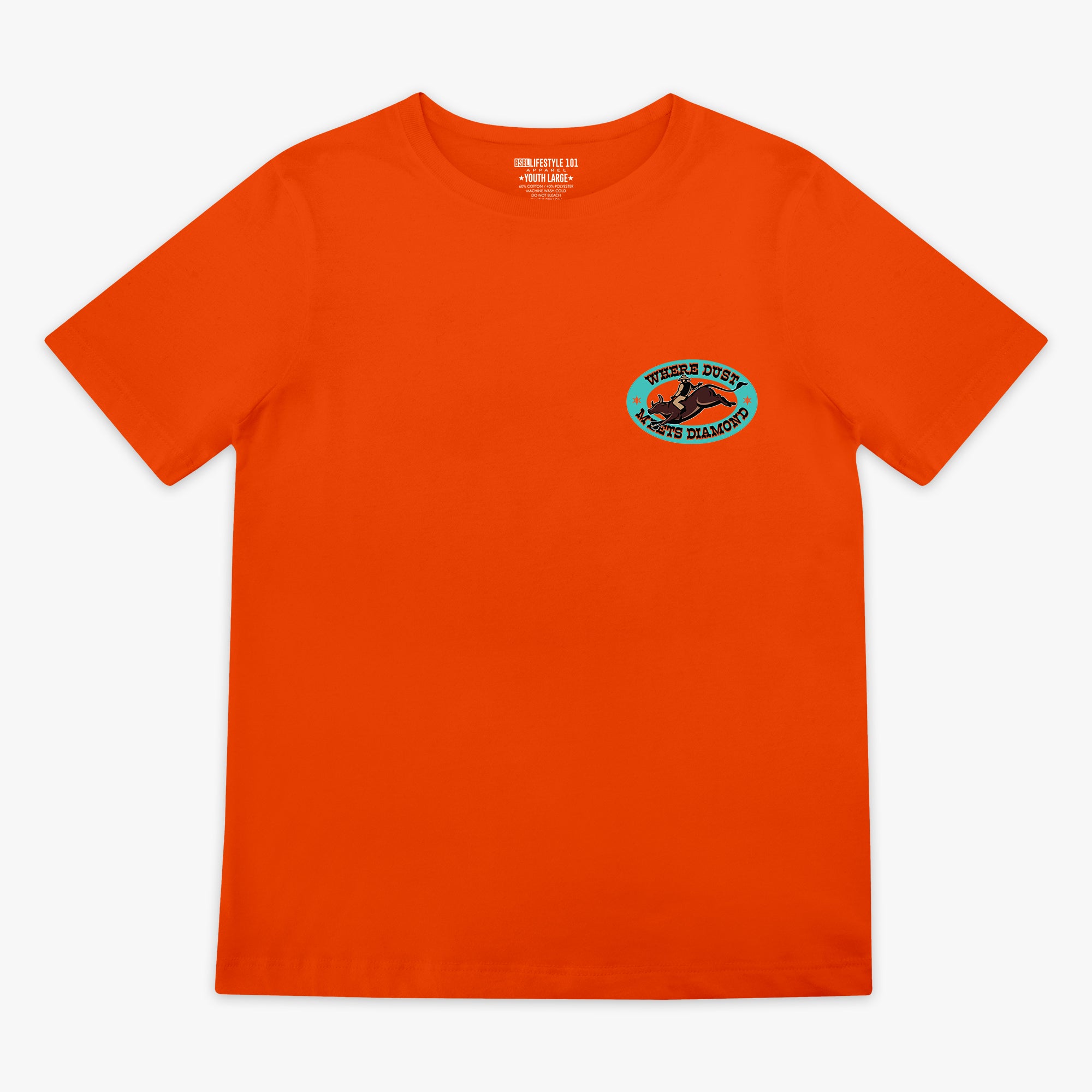 Dust Meets Diamond Youth Tee - Baseball Lifestyle 101