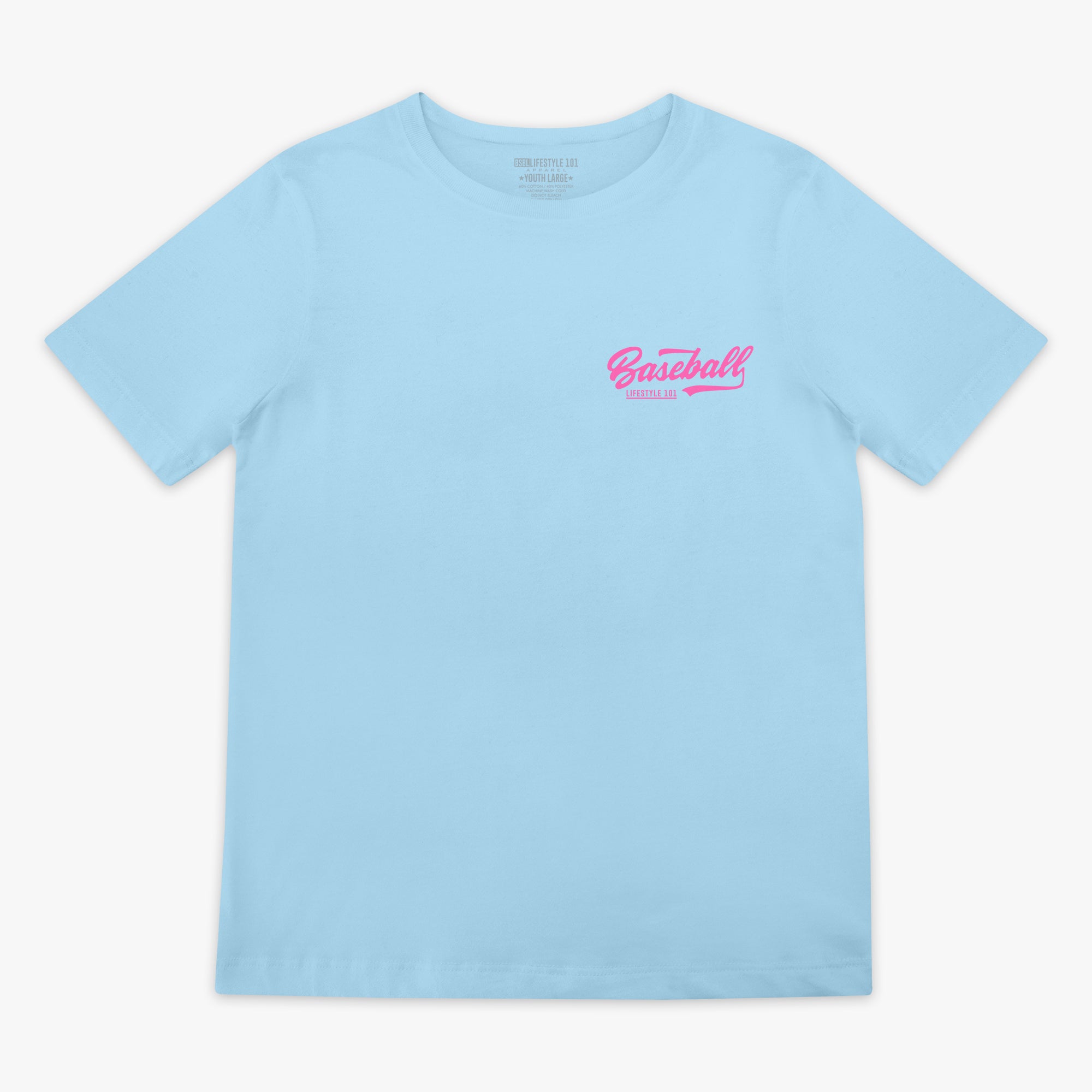 Blue Established Cotton Candy youth graphic tee - front view