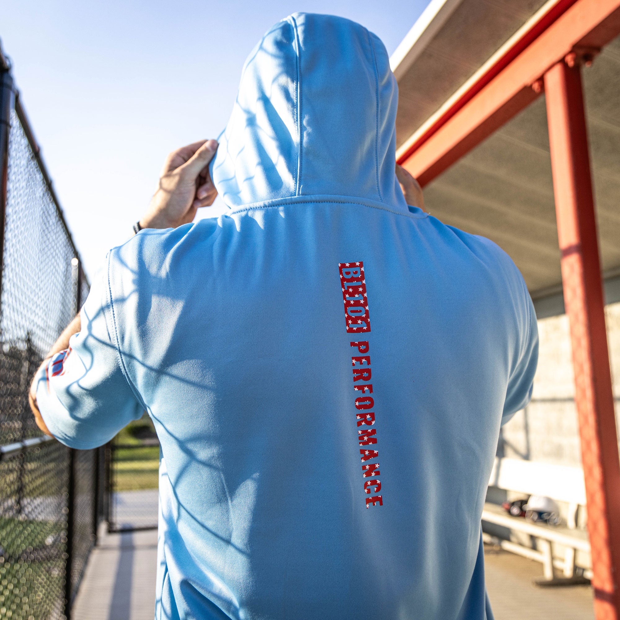 BSBL-SZN Short Sleeve Hoodie V2 - Freedom - Baseball Lifestyle 101