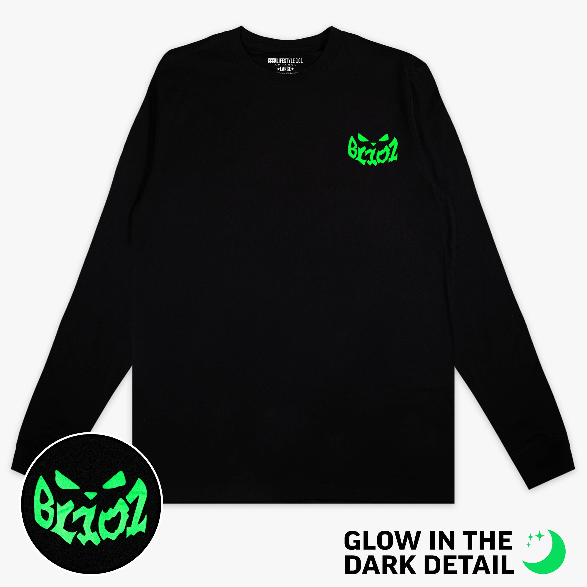 Jack O' Lantern Team Long Sleeve Tee - Baseball Lifestyle 101