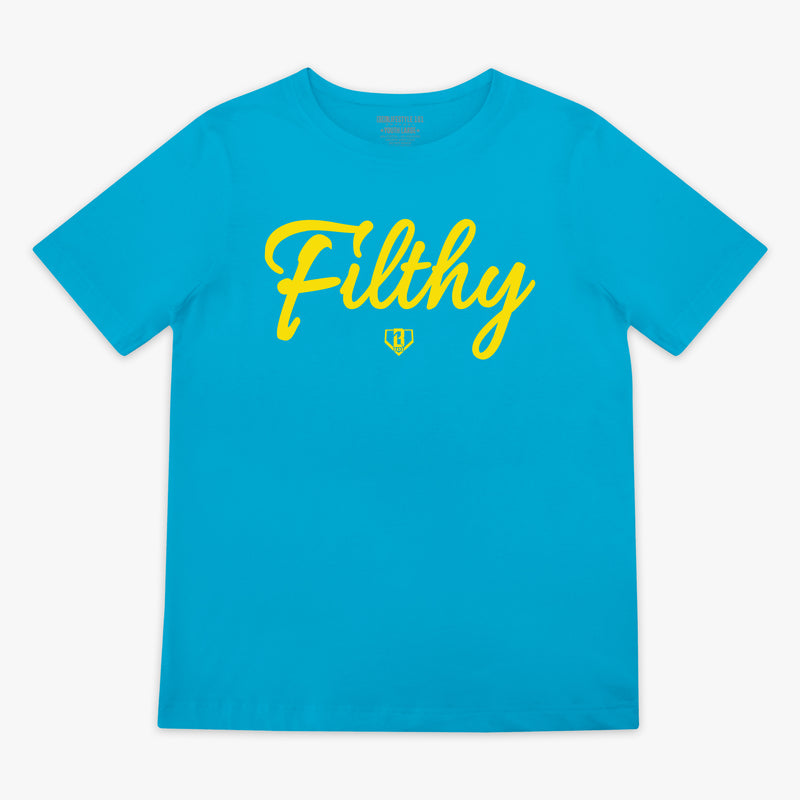 Filthy Youth Tee - Blue/Yellow