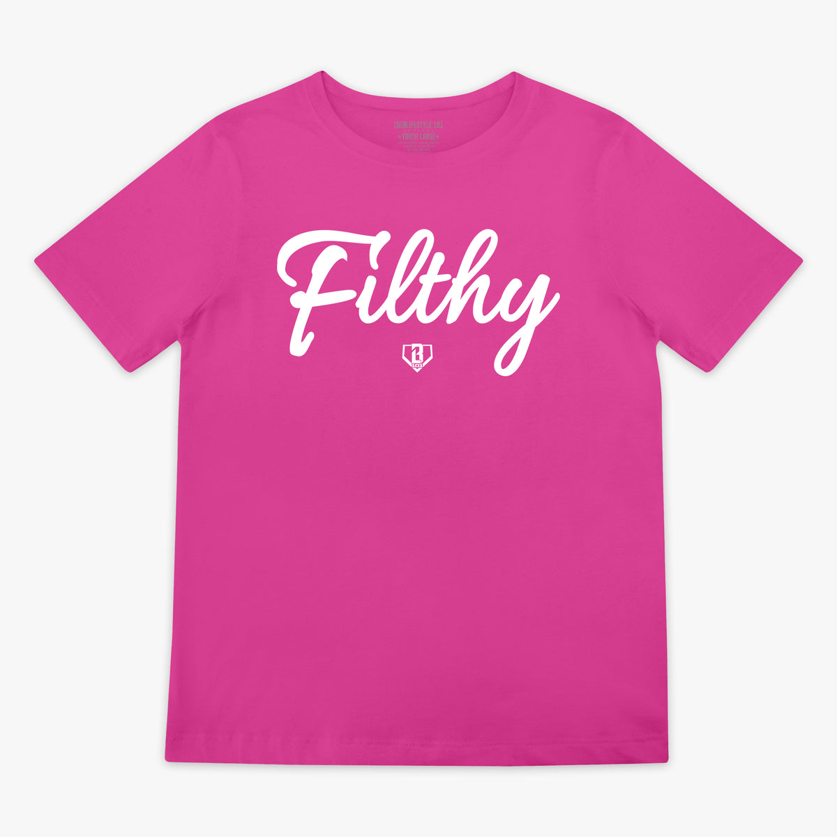 Filthy Youth Tee - Pink/White - Baseball Lifestyle 101