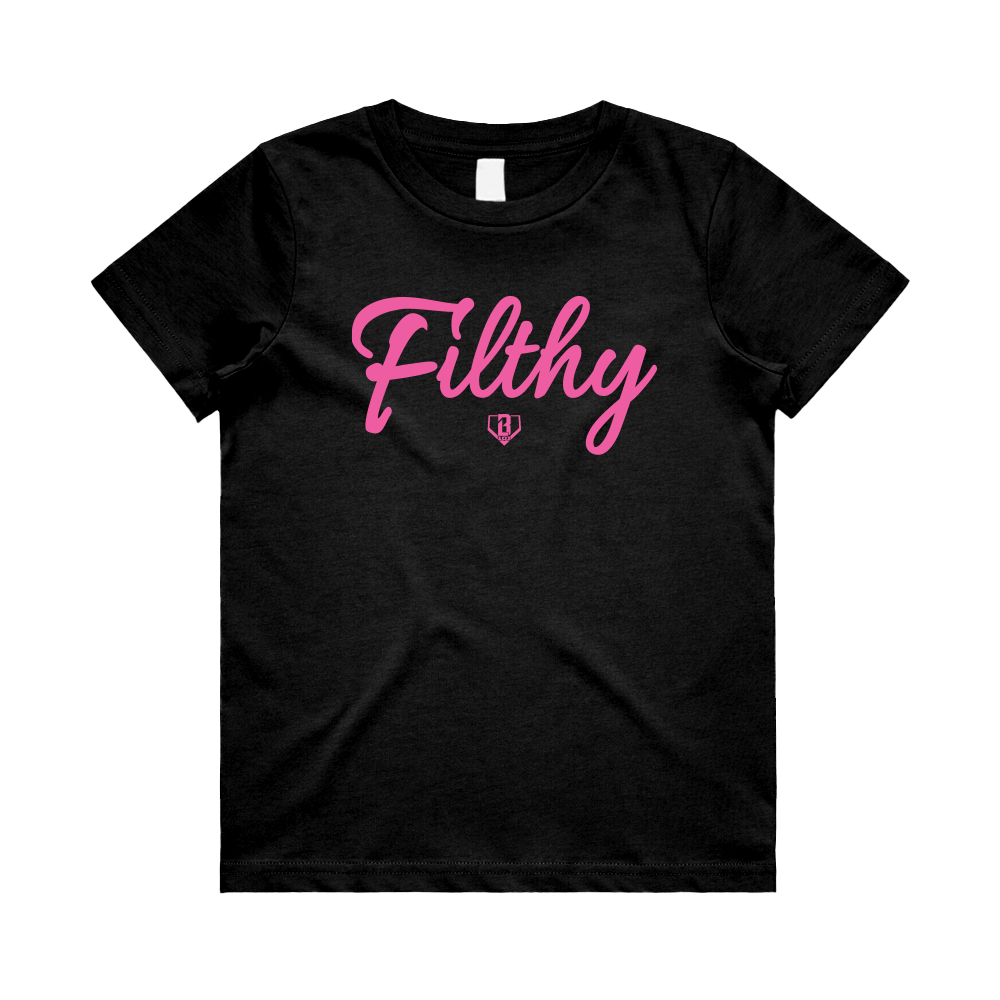 Filthy Youth Tee - Black/Pink