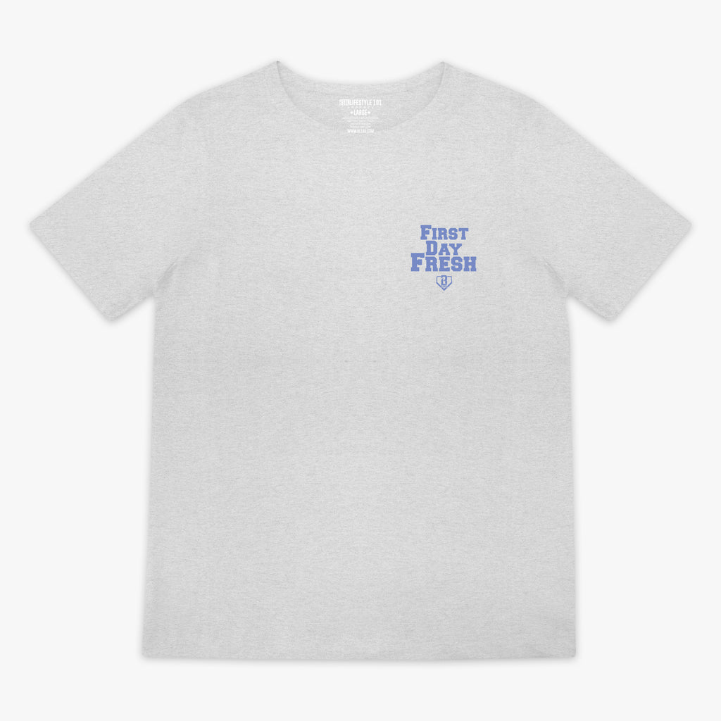 Gray First Day Fresh Youth Tee youth item — front view
