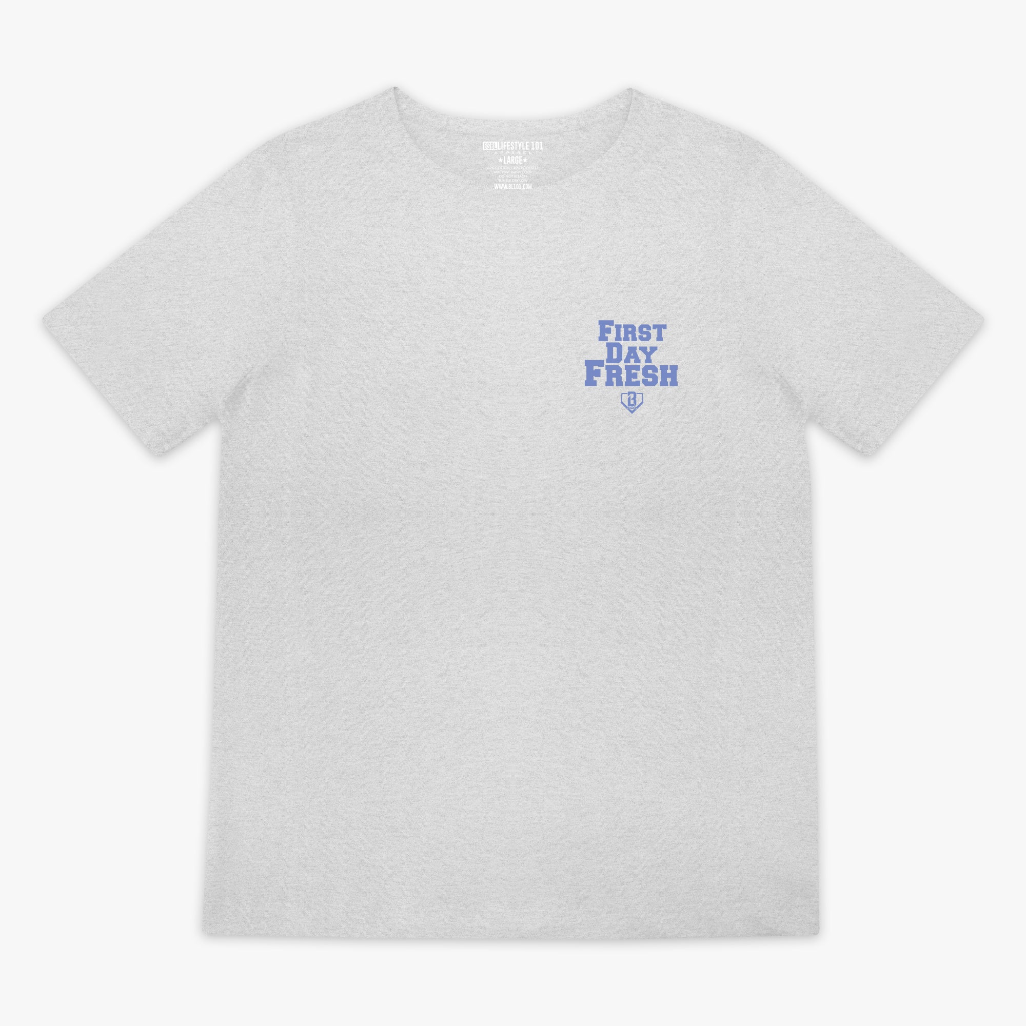 Gray First Day Fresh Youth Tee youth item — front view