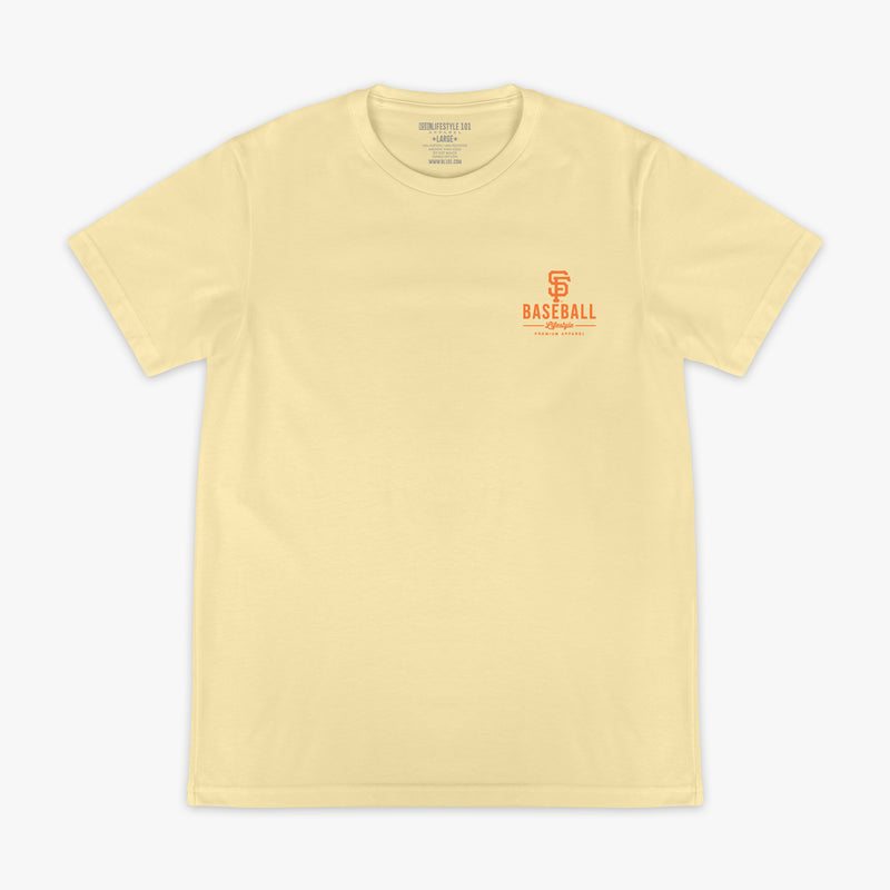 Cream graphic tee with "San Francisco Giants Ice Cream" design - front view