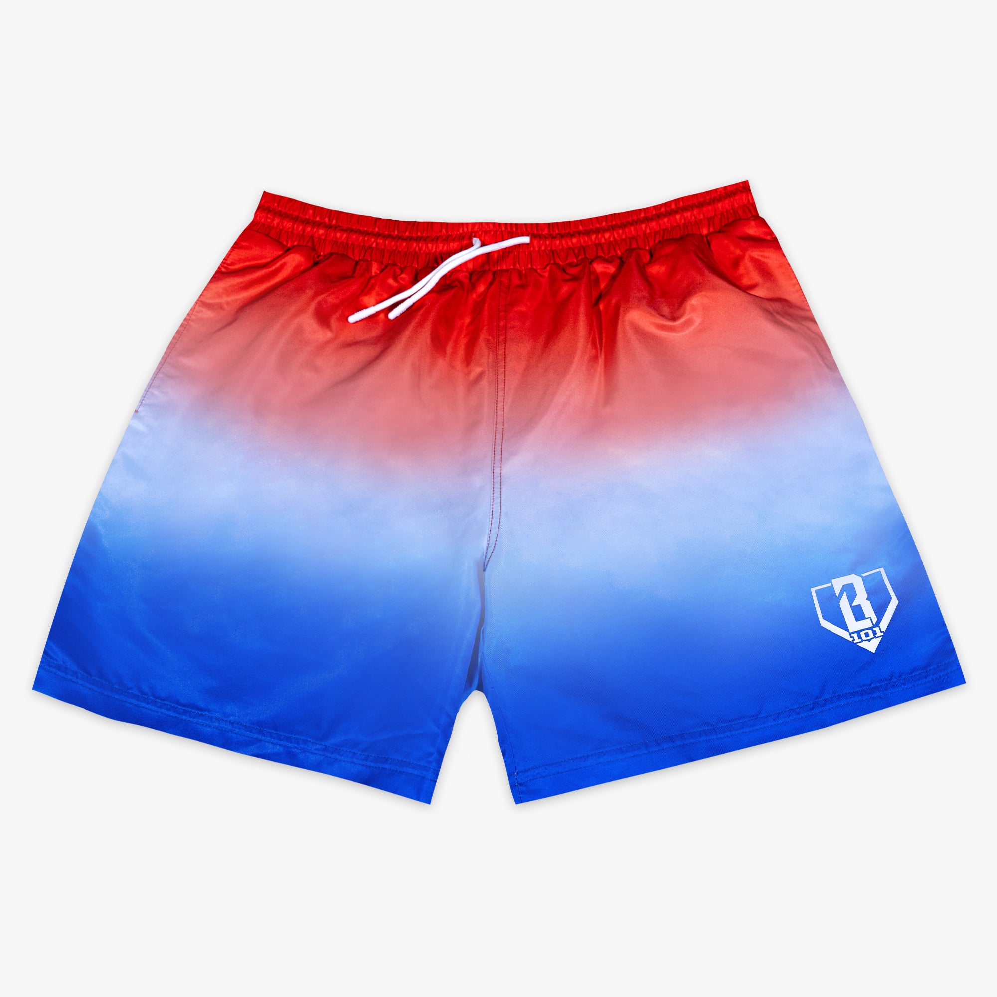 パンツ baserange Limber Shorts Red Blue Stripe Baserange Limber Shorts in Red Blue Stripe Curated at Jake and Jones
