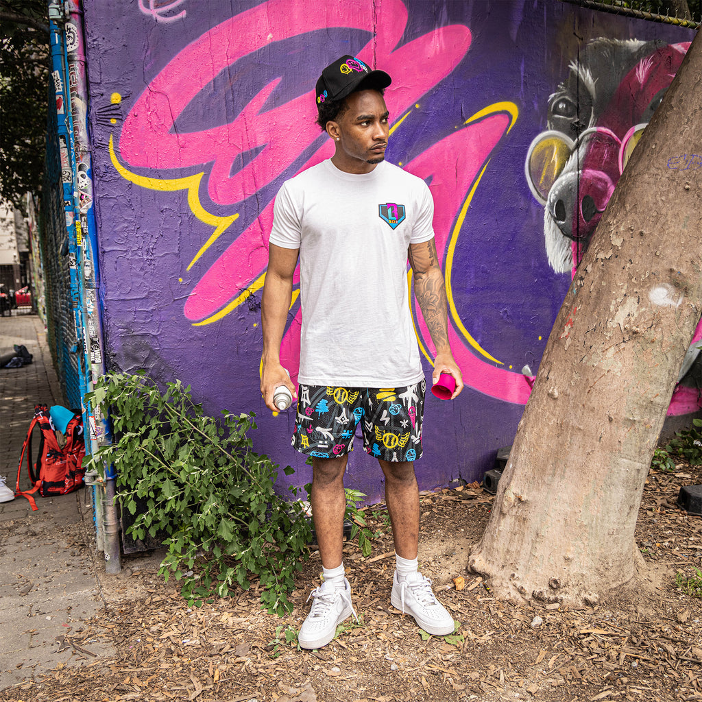 Graffiti Drip Shorts