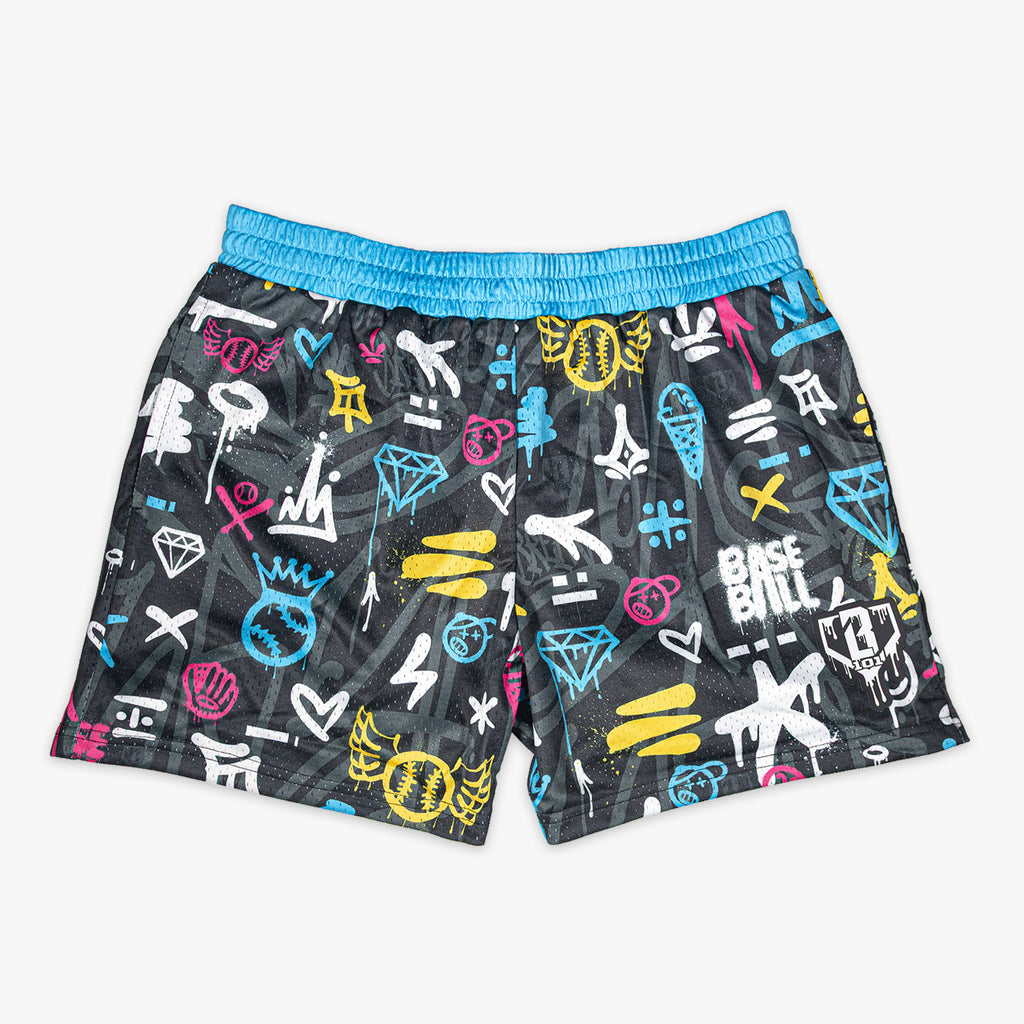 Graffiti Drip Youth Shorts