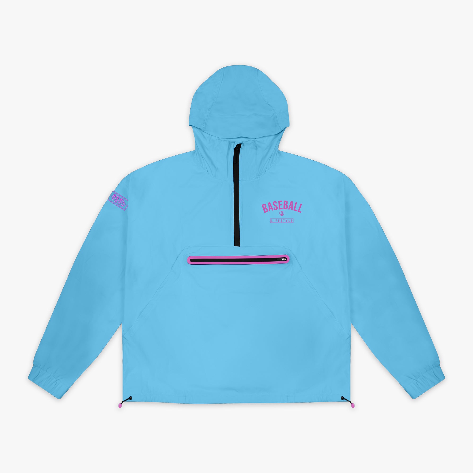 Heritage Premium Youth Windbreaker - Cotton Candy Blue