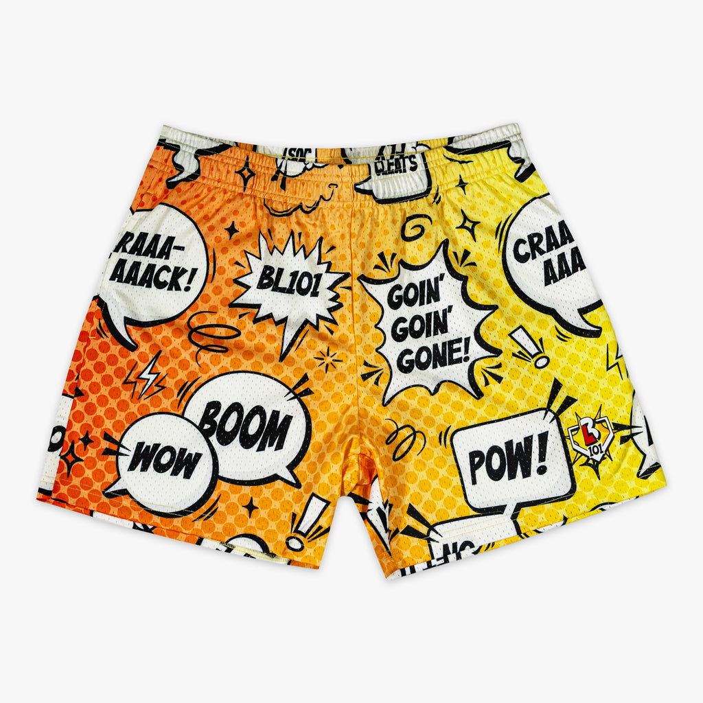 Home Run Hero shorts — front view