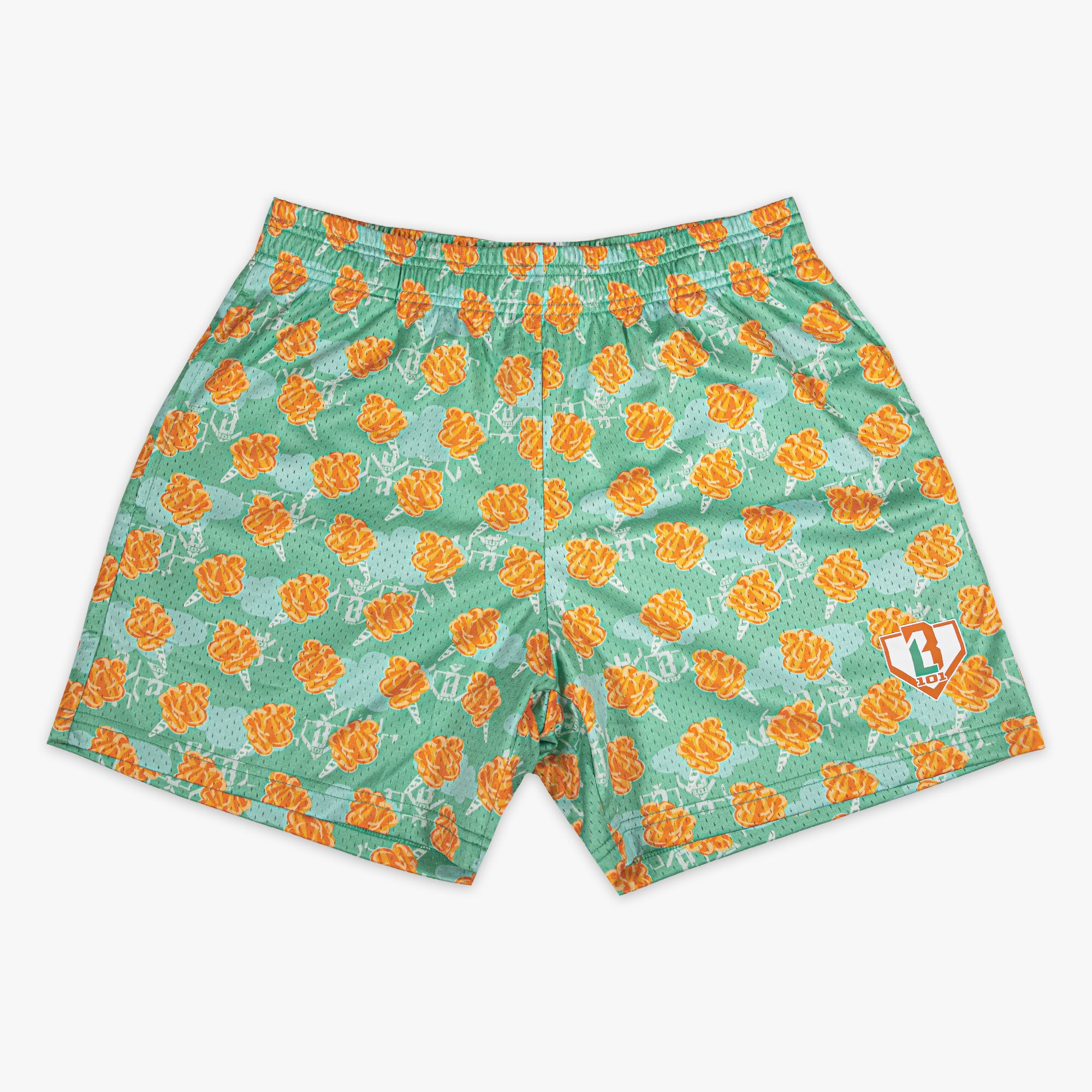 Home Run Sugar Tangerine Freeze shorts — front view
