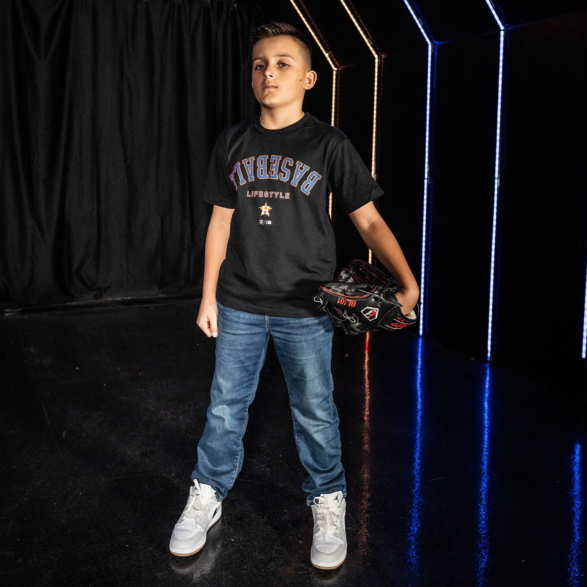 Houston Astros Upside Down Youth Tee