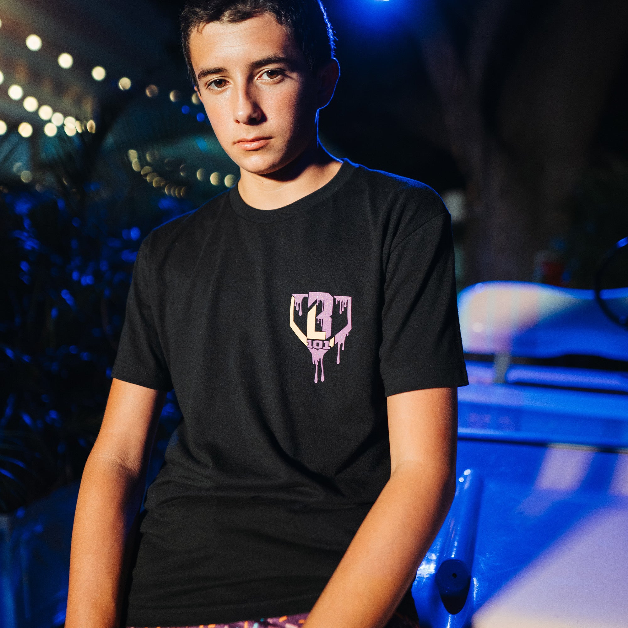 Ice Cream Youth Tee - Cosmic Cone Crunch - Baseball Lifestyle 101