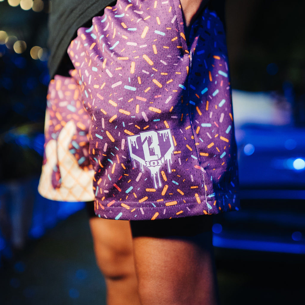 Ice Cream Shorts - Cosmic Cone Crunch