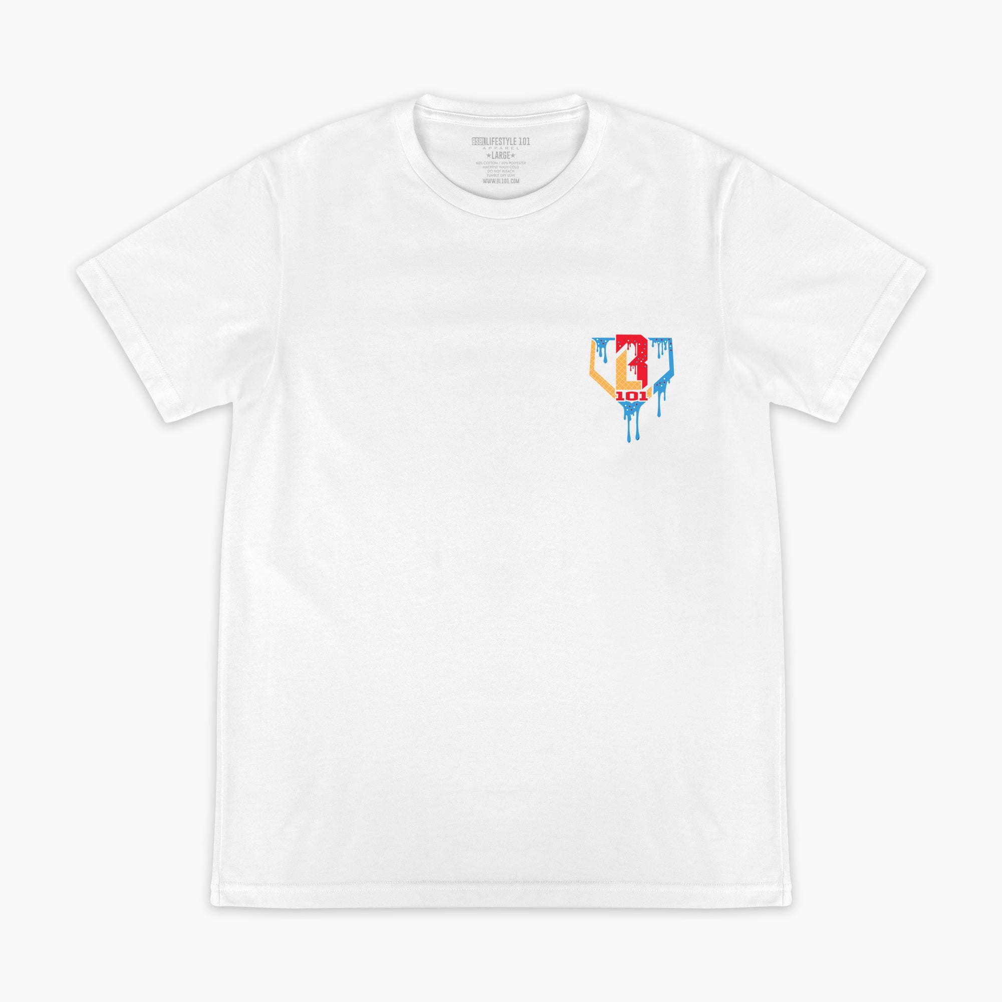Ice Cream Tee - USA - Baseball Lifestyle 101