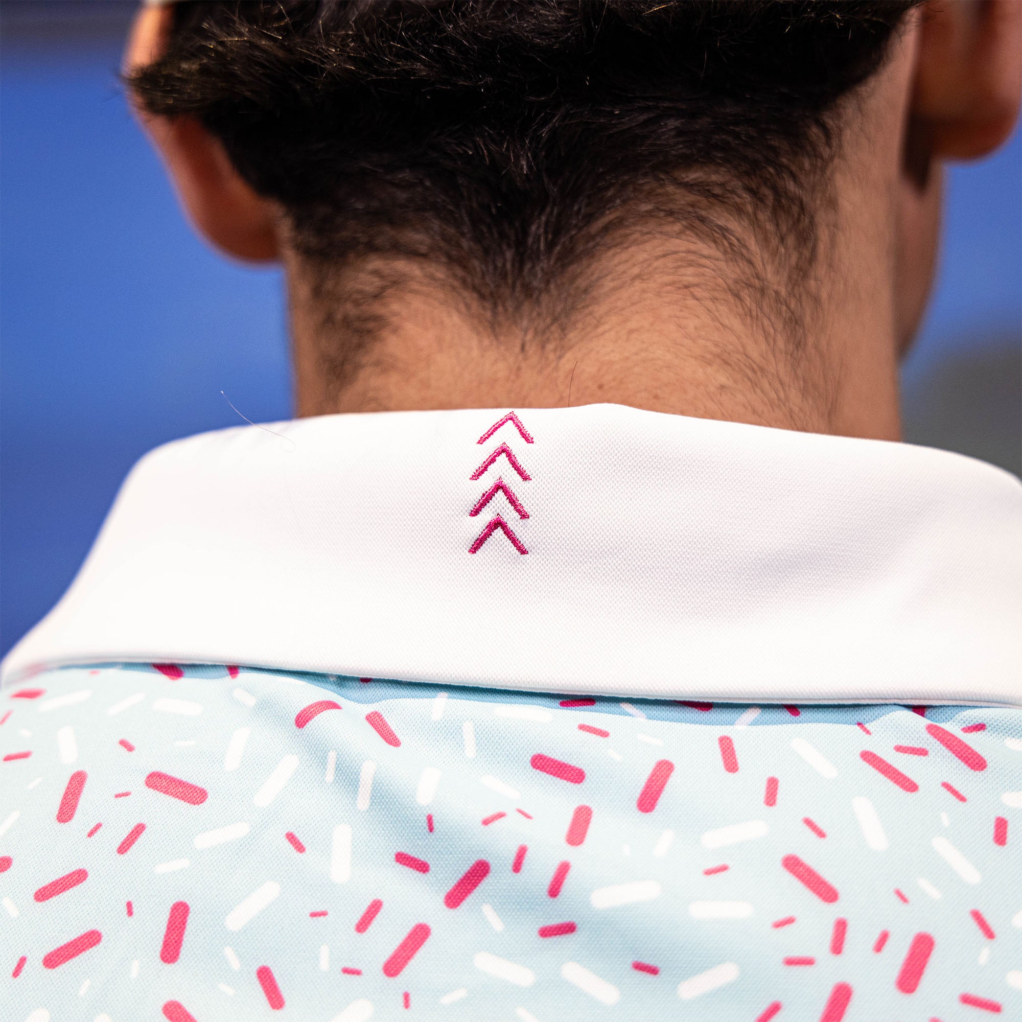 Ice Cream Two-Tone Youth Polo - Cotton Candy