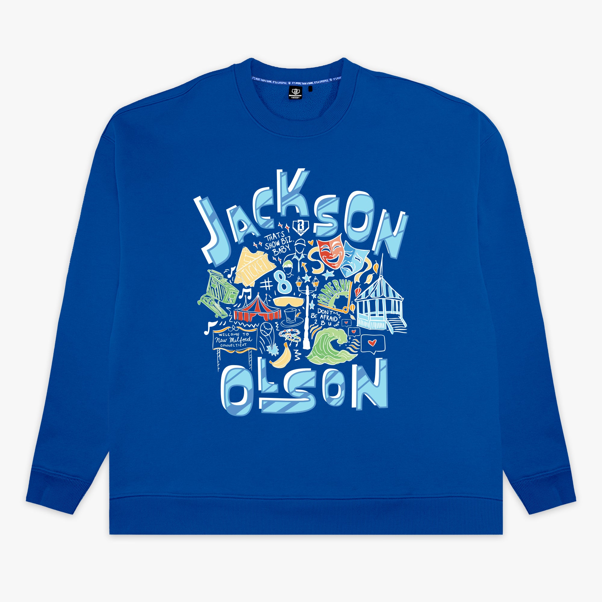 Jackson Olson Hometown Youth Crewneck - Baseball Lifestyle 101