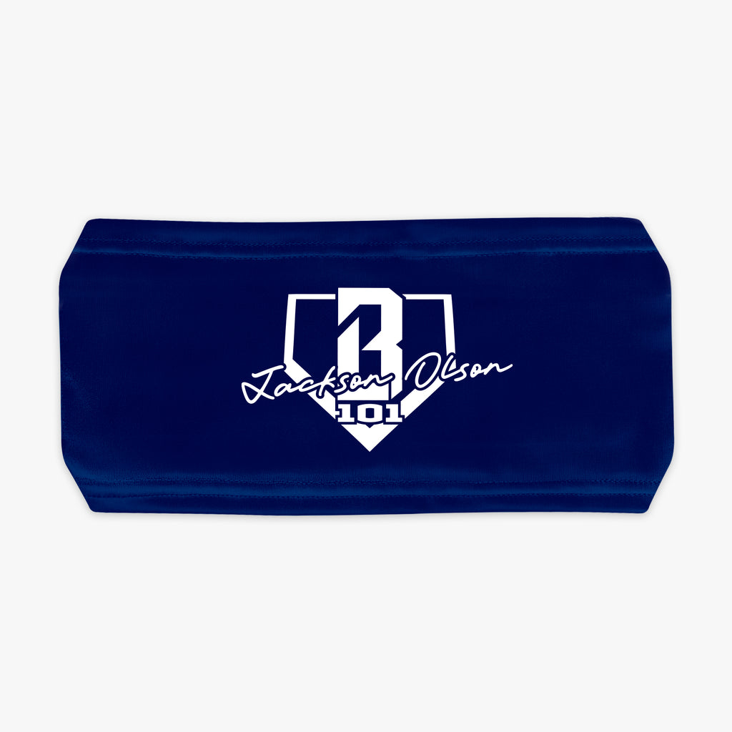 Jackson Olson Signature Headband - Navy/Bone