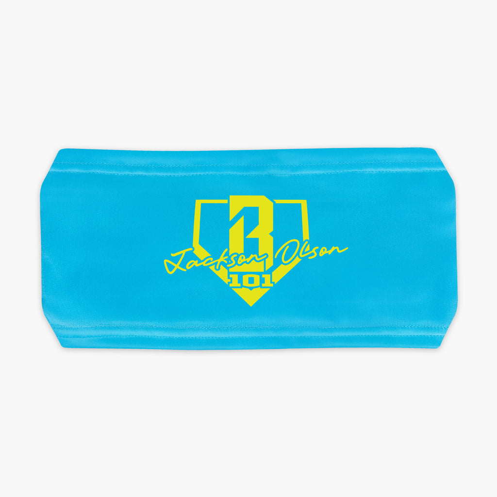 Jackson Olson Signature Headband - Blue/Yellow