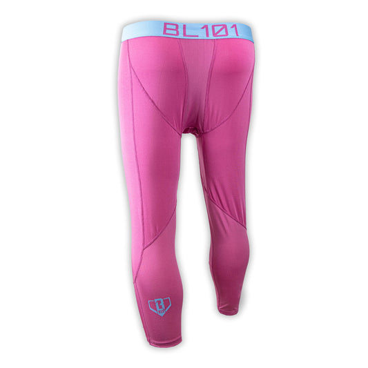 pink compression leggings, Pink baseball leggings